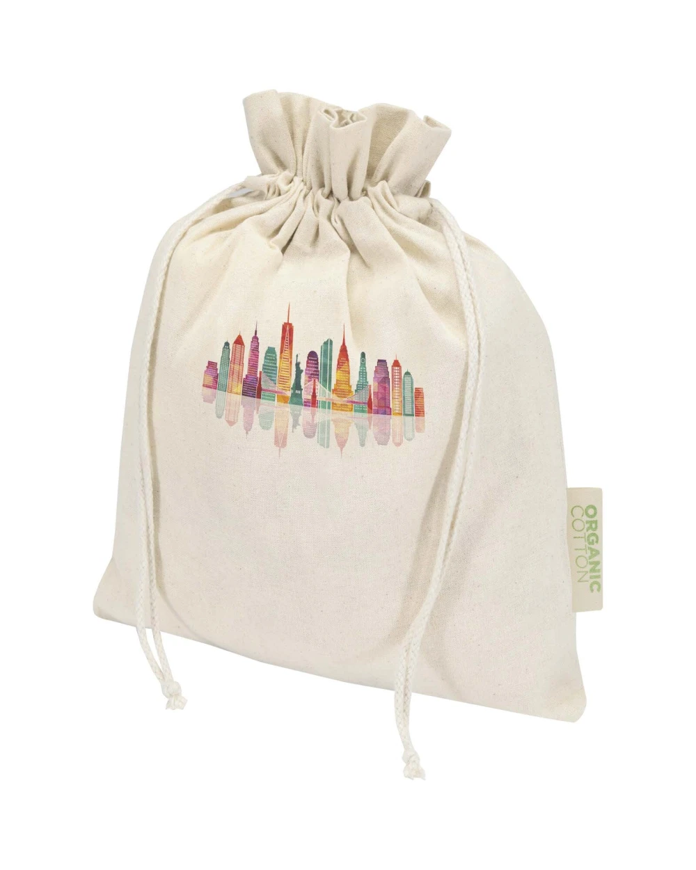 Tassen & Zakken 4DO Odisha 140 g/m² OCS biologisch katoenen geschenktas – 30 x 25 cm voor bedrukking &amp; borduring