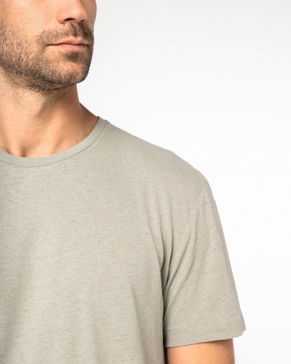 T-Shirts personnalisable SPASSO T-shirt écoresponsable en coton bio et lin unisexe