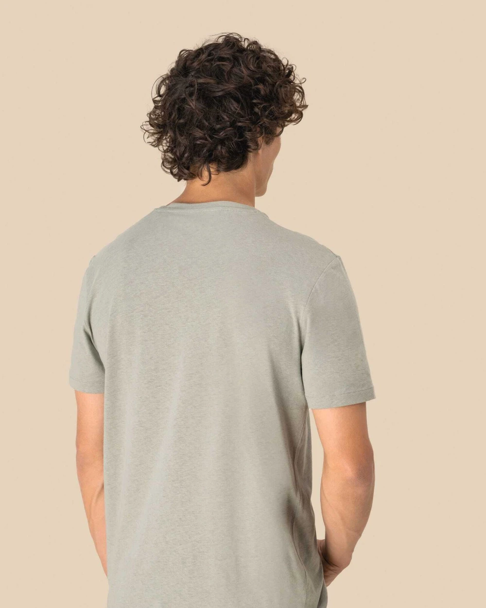 T-Shirts personnalisable SPASSO T-shirt écoresponsable en coton bio et lin unisexe