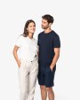 T-Shirts personnalisable SPASSO T-shirt écoresponsable en coton bio et lin unisexe