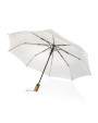 Paraplu's 4DO Kaycey 21" AWARE™ RPET Acaciahouten mini auto open paraplu voor bedrukking &amp; borduring