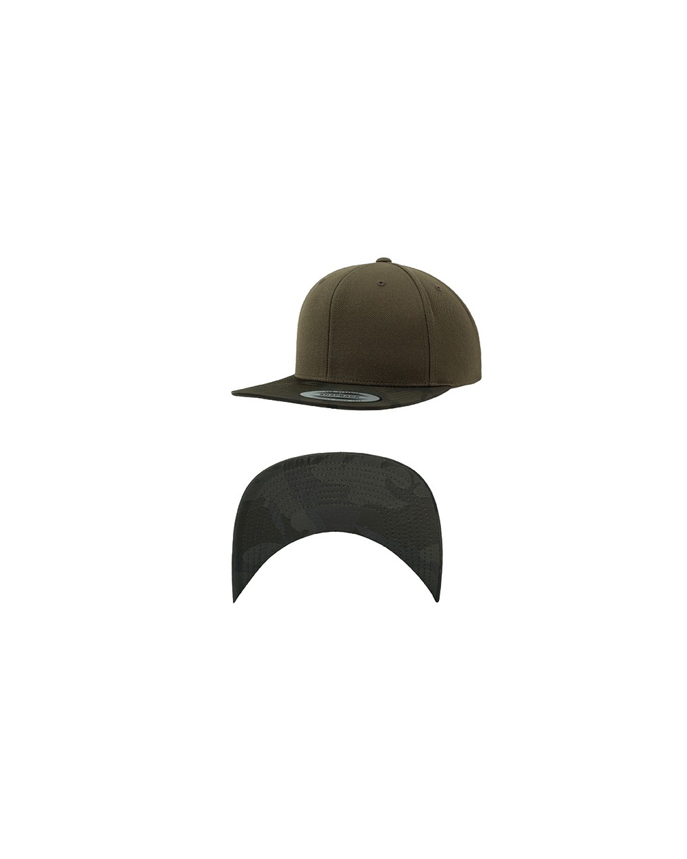 FLEXFIT CAMO VISOR SNAPBACK Kappen personalisierbar