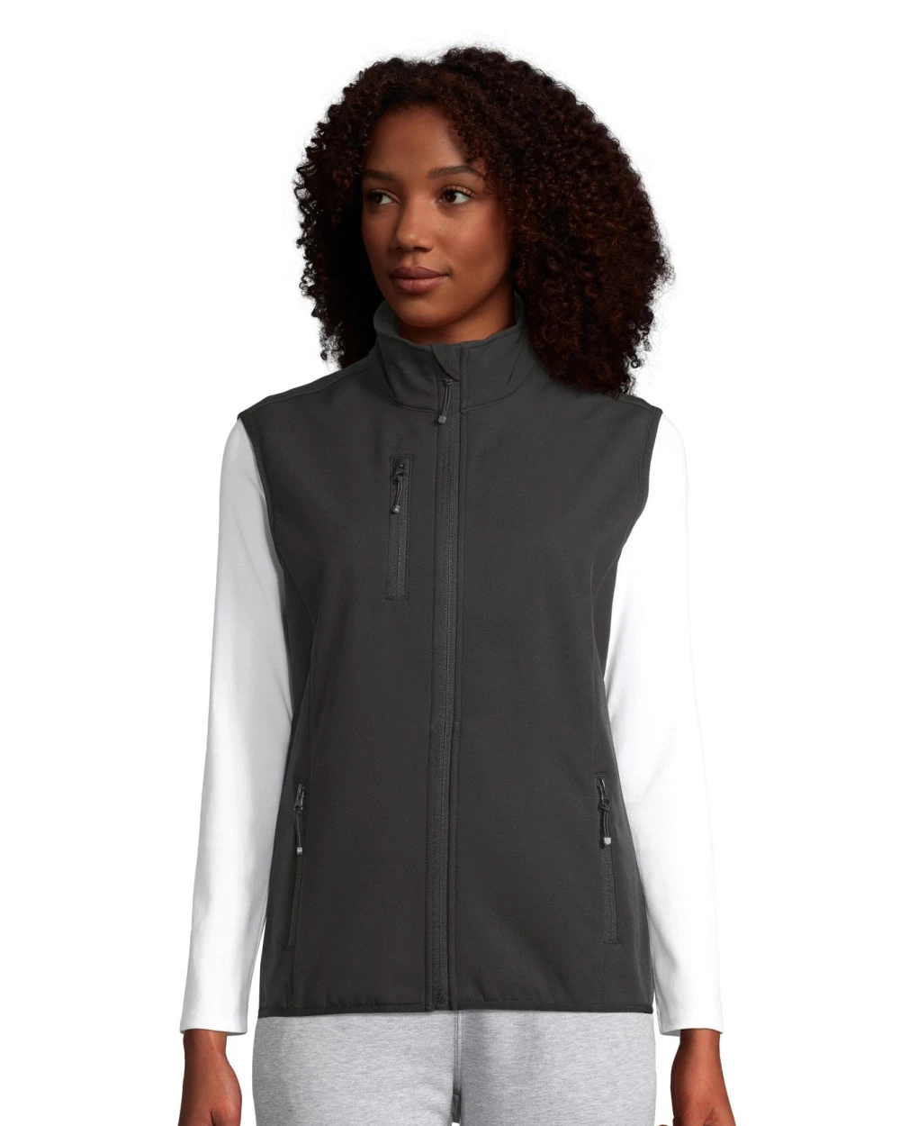 Jassen SOL'S Women´s Falcon Zipped Softshell Bodywarmer voor bedrukking &amp; borduring
