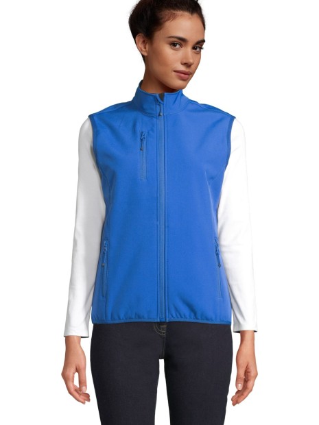 Vestes à personnaliser SOL'S Women´s Falcon Zipped Softshell Bodywarmer 