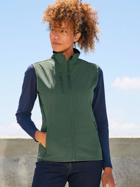 Vestes à personnaliser SOL'S Women´s Falcon Zipped Softshell Bodywarmer 