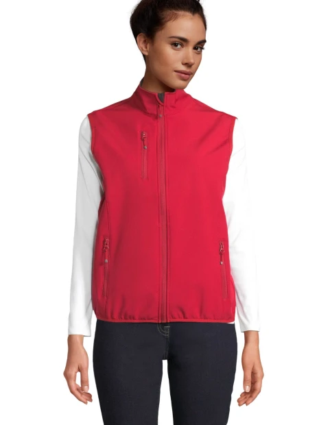 Vestes à personnaliser SOL'S Women´s Falcon Zipped Softshell Bodywarmer 