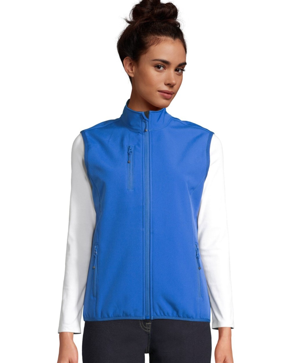 Vestes personnalisable SOL'S Women´s Falcon Zipped Softshell Bodywarmer