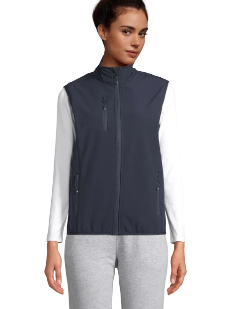 Vestes à personnaliser SOL'S Women´s Falcon Zipped Softshell Bodywarmer 