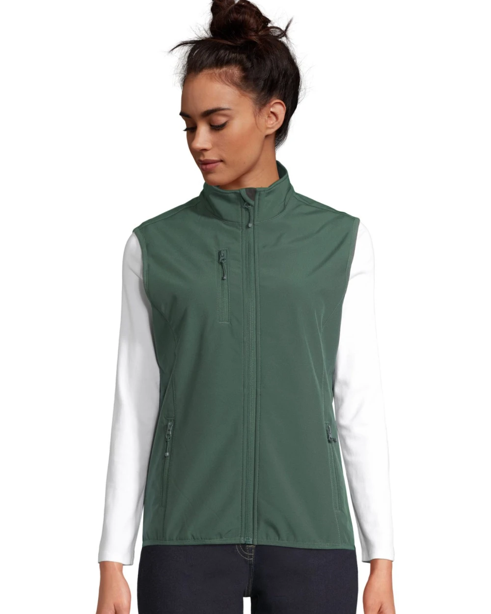 Vestes personnalisable SOL'S Women´s Falcon Zipped Softshell Bodywarmer