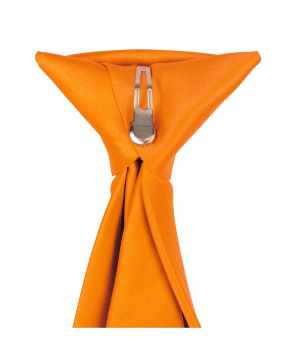 Bandanas, Foulards & Dassen KARIBAN Stropdas met clip voor bedrukking &amp; borduring