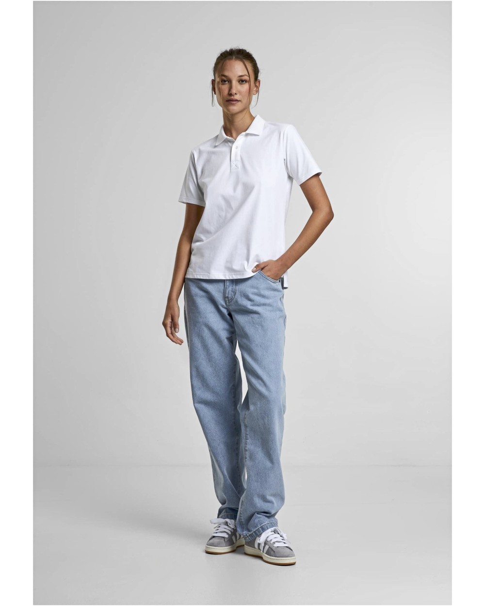 Polo's BUILD YOUR BRAND Sorona® Ladies Polo Tee voor bedrukking &amp; borduring