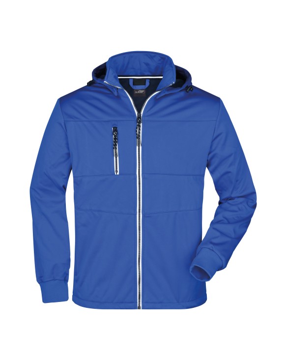 JAMES & NICHOLSON Men´s Maritime Softshell-Jacket Softshells personalisierbar