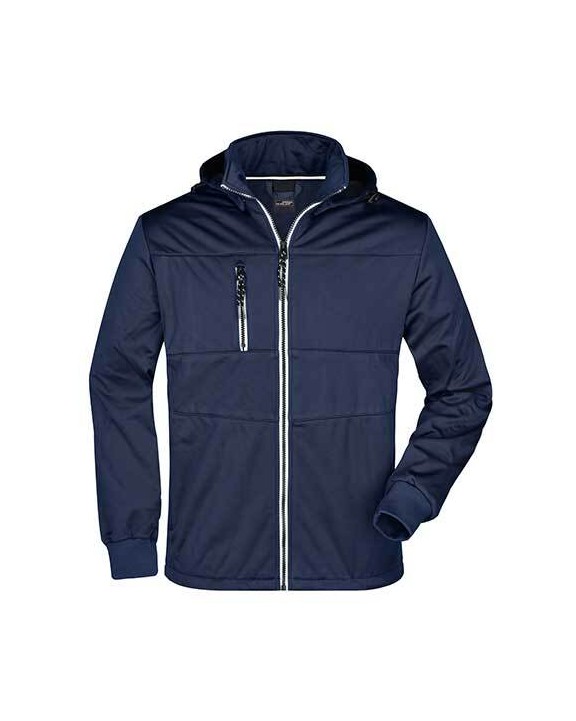JAMES & NICHOLSON Men´s Maritime Softshell-Jacket Softshells personalisierbar