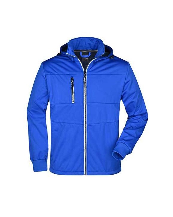 JAMES & NICHOLSON Men´s Maritime Softshell-Jacket Softshells personalisierbar