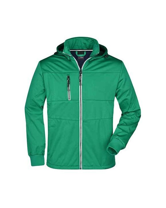 JAMES & NICHOLSON Men´s Maritime Softshell-Jacket Softshells personalisierbar