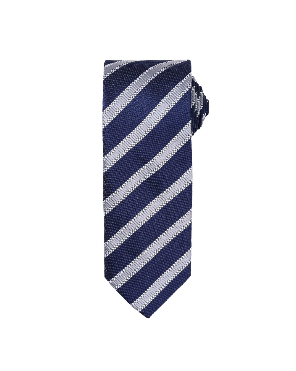 Bandanas, Foulards & Cravates personnalisable PREMIER Cravate rayée "Waffle"
