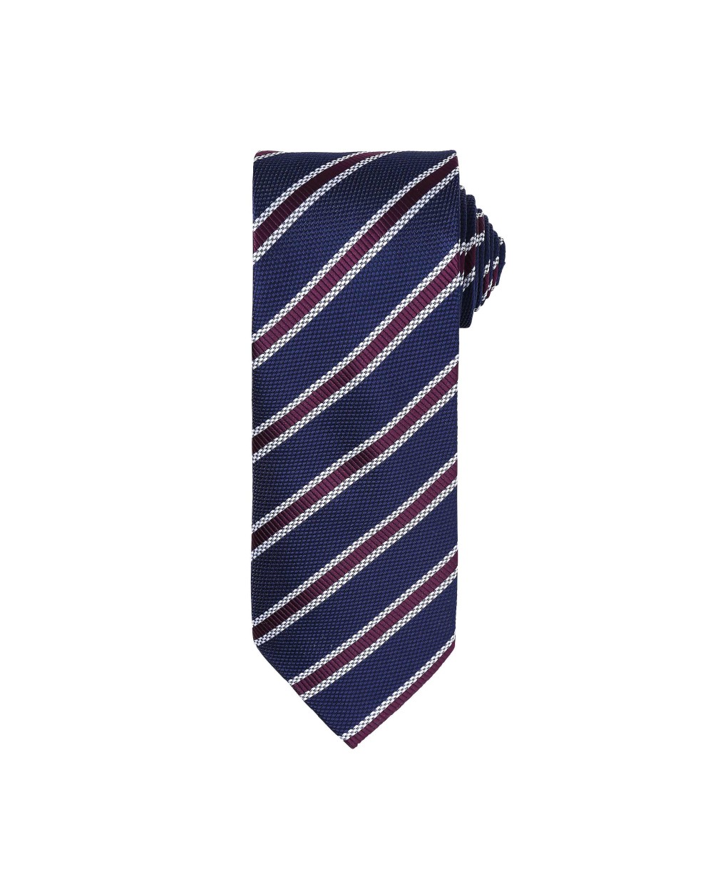 Bandanas, Foulards & Cravates personnalisable PREMIER Cravate rayée "Waffle"