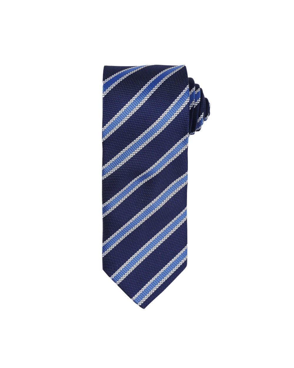 Bandanas, Foulards & Cravates personnalisable PREMIER Cravate rayée "Waffle"