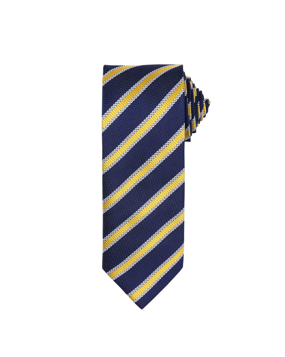 Bandanas, Foulards & Cravates personnalisable PREMIER Cravate rayée "Waffle"