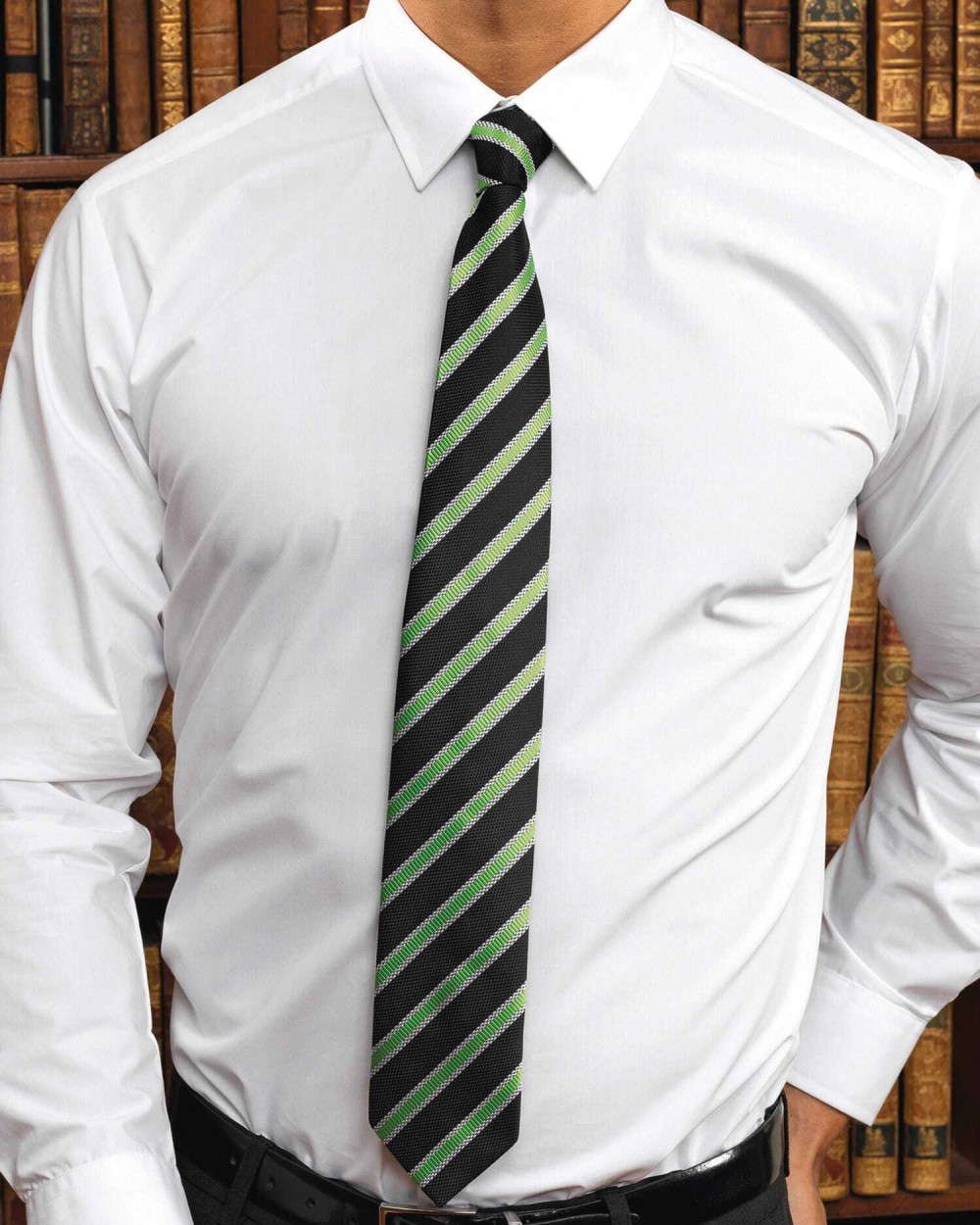 PREMIER Waffle stripe tie Bandanas, Schals, Kravatten personalisierbar