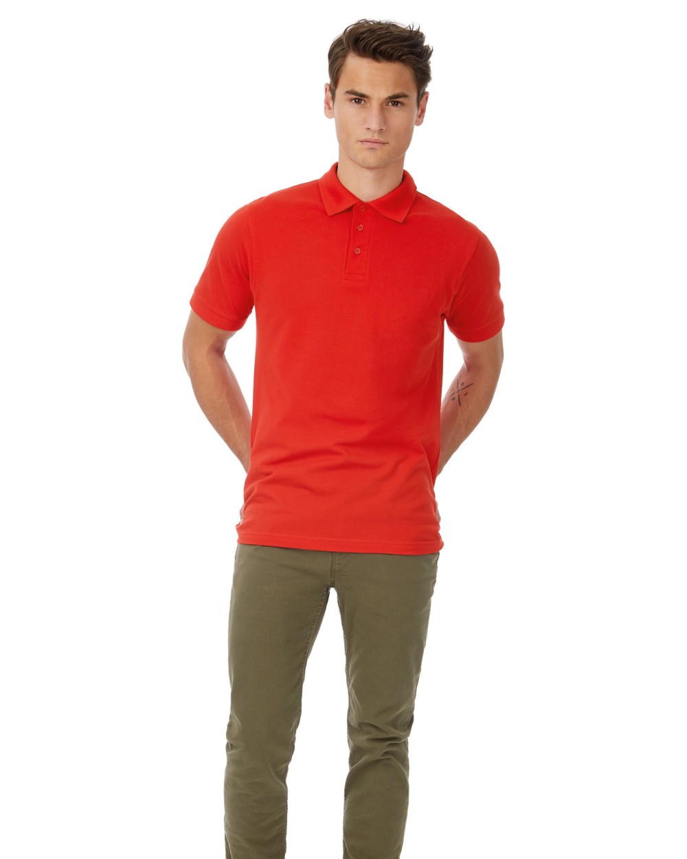 Polo's B&C Safran Polo Shirt voor bedrukking &amp; borduring