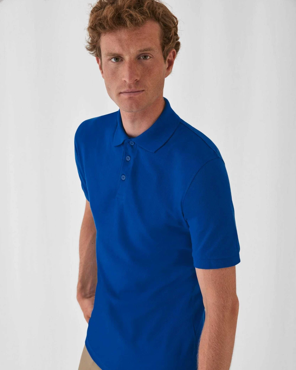 Polos personnalisable B&C Polo homme Safran