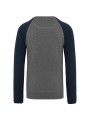 KARIBAN Sweat-shirt French Terry Bio bicolore col rond manches raglan homme /api/colors/261233a2-abd2-4ddf-aea2-753820b2d6a7 personnalisable