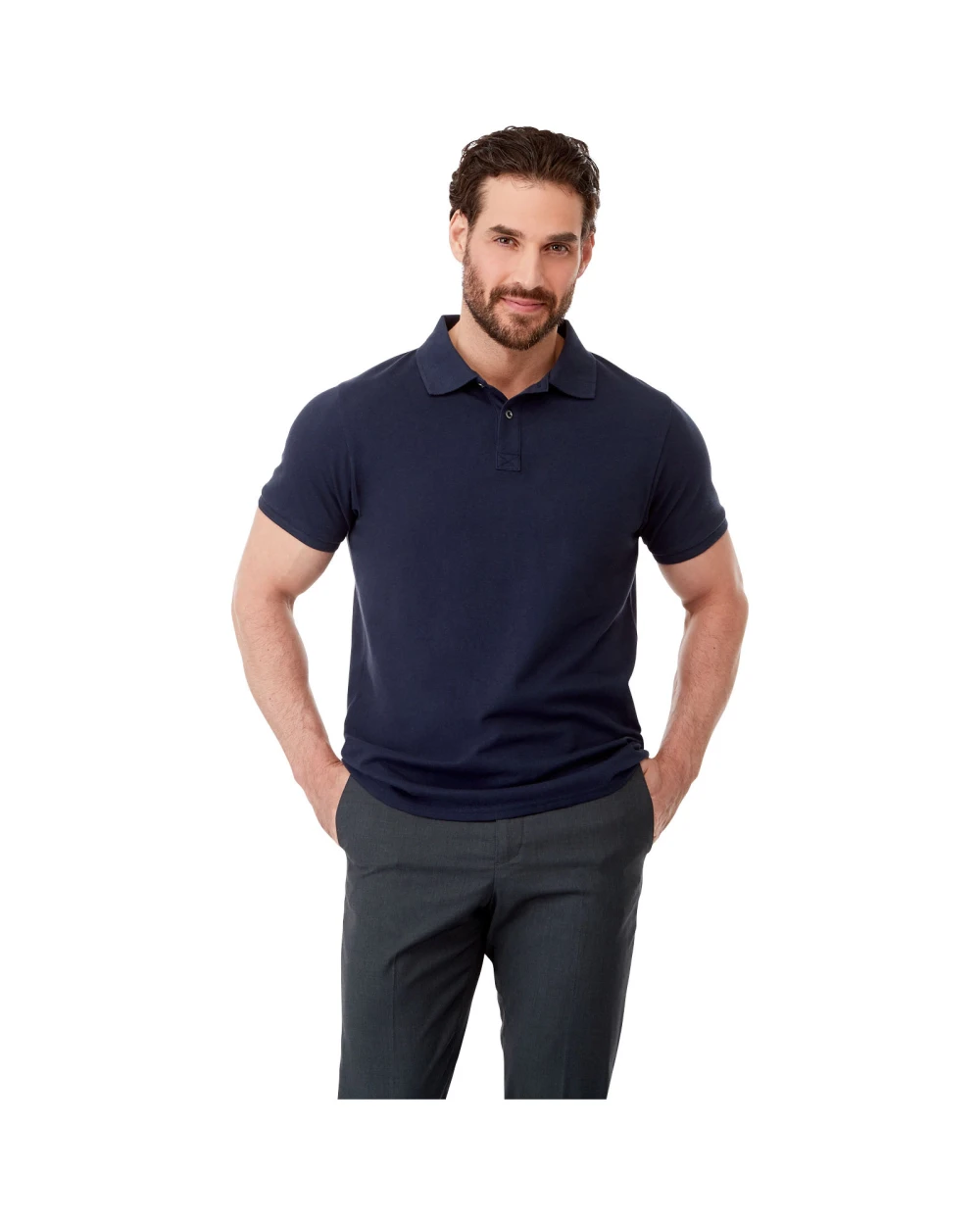 Polos personnalisable ELEVATE Polo bio recyclé manches courtes homme Beryl