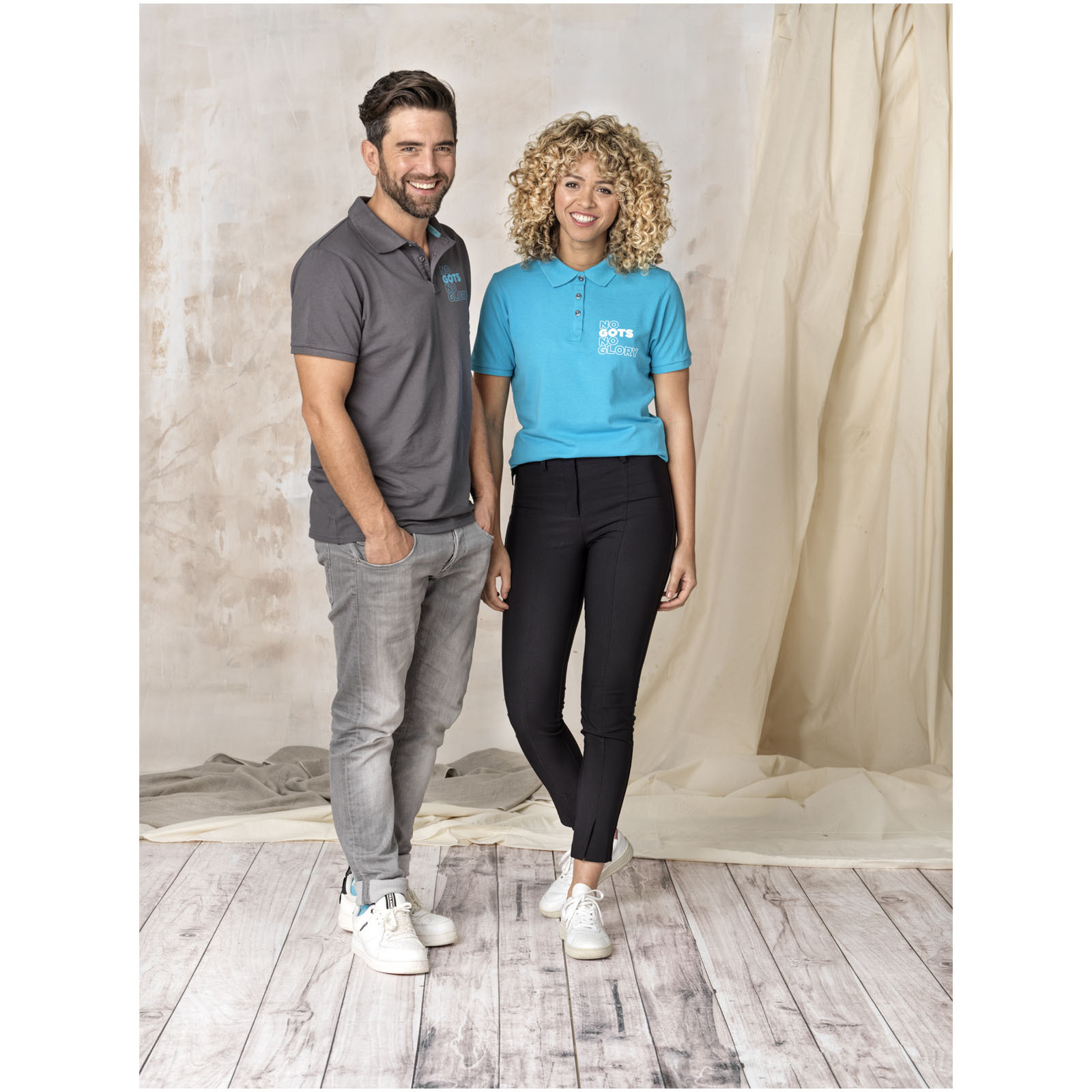 Polos personnalisable ELEVATE Polo bio recyclé manches courtes homme Beryl