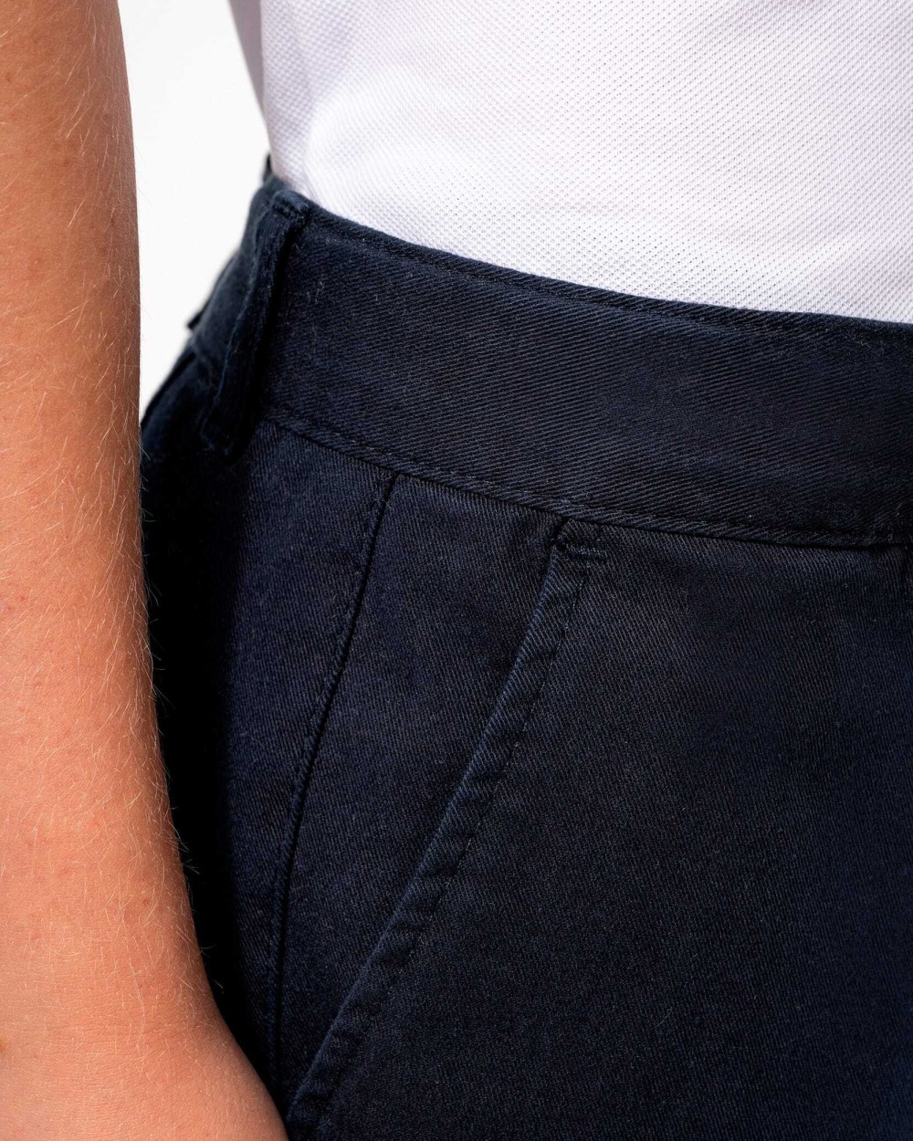 Bermuda's & Shorts KARIBAN Chinobermuda voor jongens voor bedrukking &amp; borduring