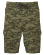 WOMBAT Men´s Camo Cargo Utility Shorts Hosen personalisierbar