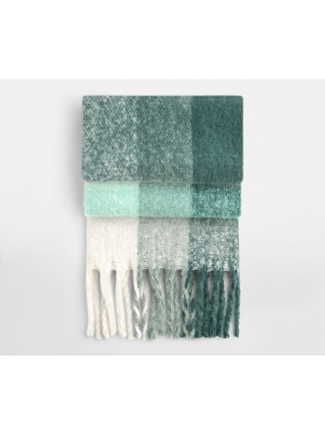BEECHFIELD FLUFFY CHECK SCARF /api/colors/e0a7ebd8-b321-44df-9fff-bea04b43601f personnalisable