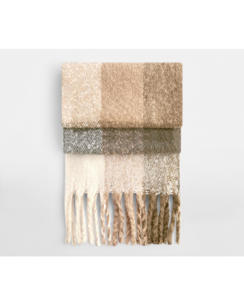 BEECHFIELD FLUFFY CHECK SCARF Schals personalisierbar