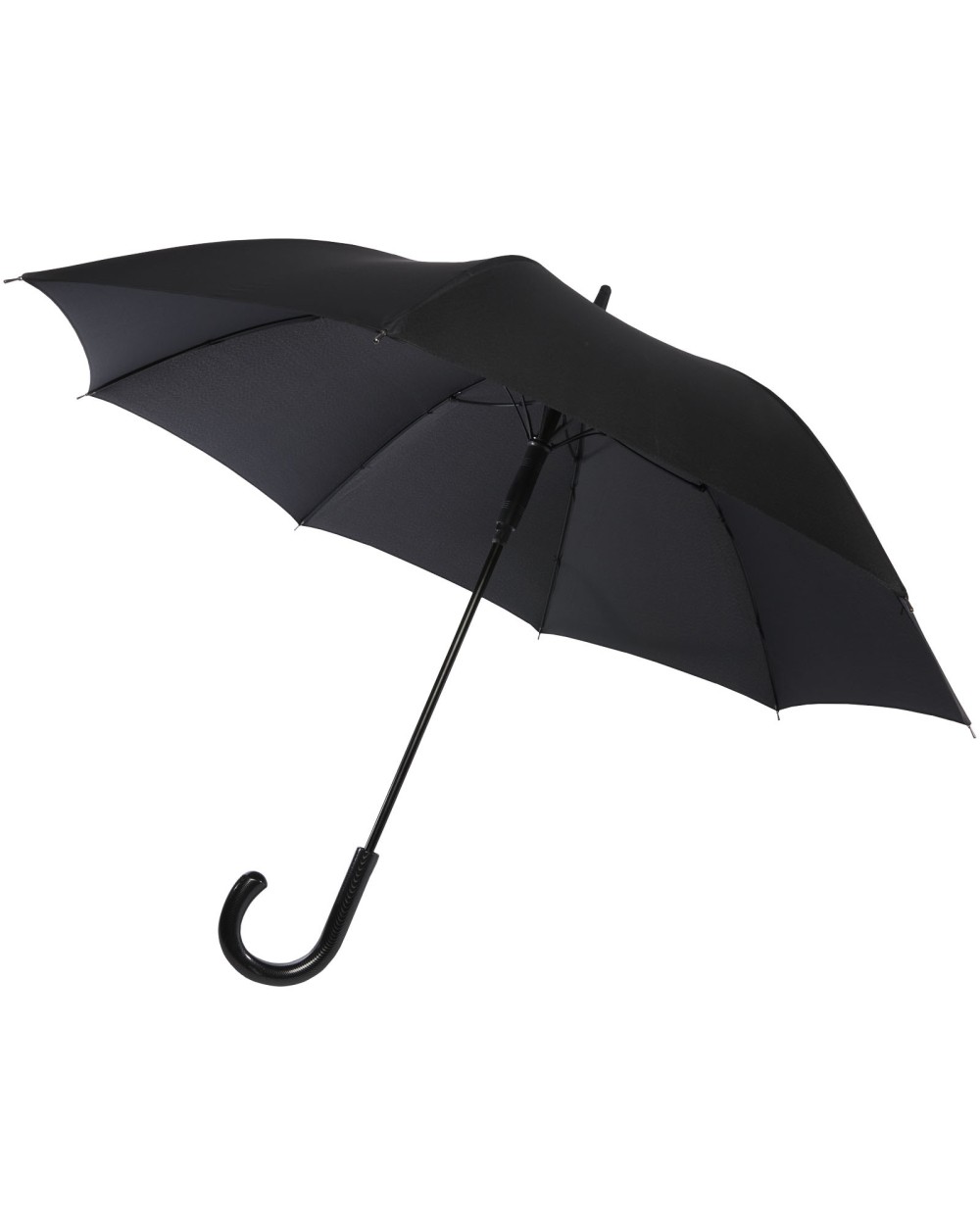 Parapluies personnalisable LUXE Parapluie Fontana de 23" à ouverture automatique avec aspect carbone et poignée courbe