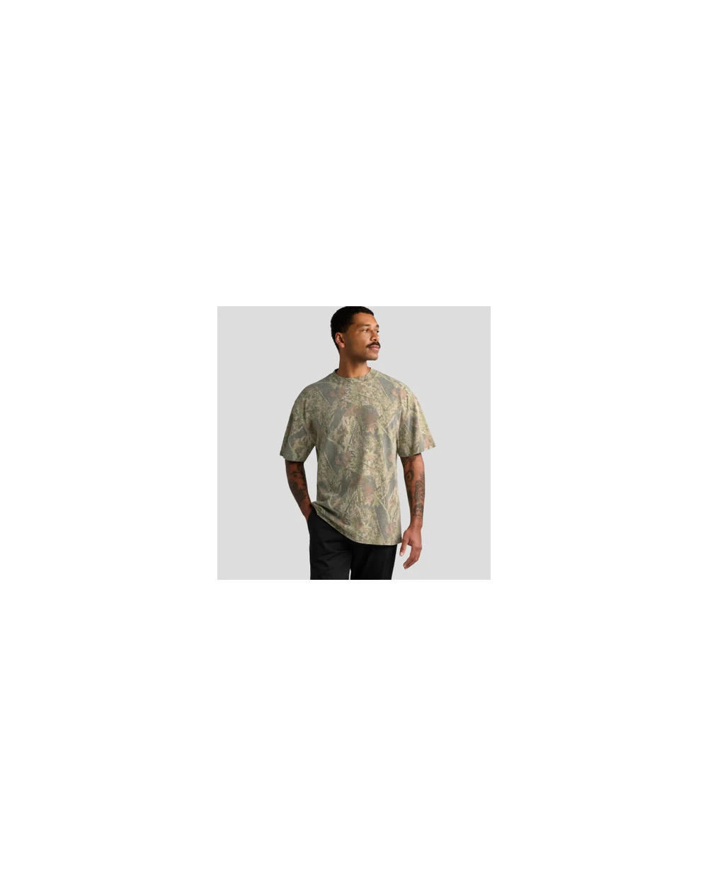 T-shirts AS COLOUR Heavy Faded Camo Tee voor bedrukking &amp; borduring