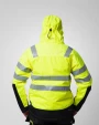 Vestes personnalisable PROJOB 6418 PARKA POLYURETHANE HV MATELASSEE - EN ISO 20471 CLASSE 3 - EN 343 3/1/X