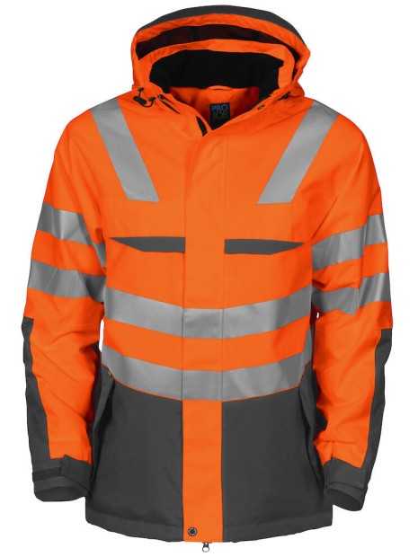 PROJOB 6418 PARKA POLYURETHANE HV MATELASSEE - EN ISO 20471 CLASSE 3 - EN 343 3/1/X /api/colors/8ef5b25d-40ca-4809-850a-89b8ef36650c personnalisable