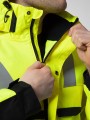 Vestes à personnaliser PROJOB 6418 PARKA POLYURETHANE HV MATELASSEE - EN ISO 20471 CLASSE 3 - EN 343 3/1/X 