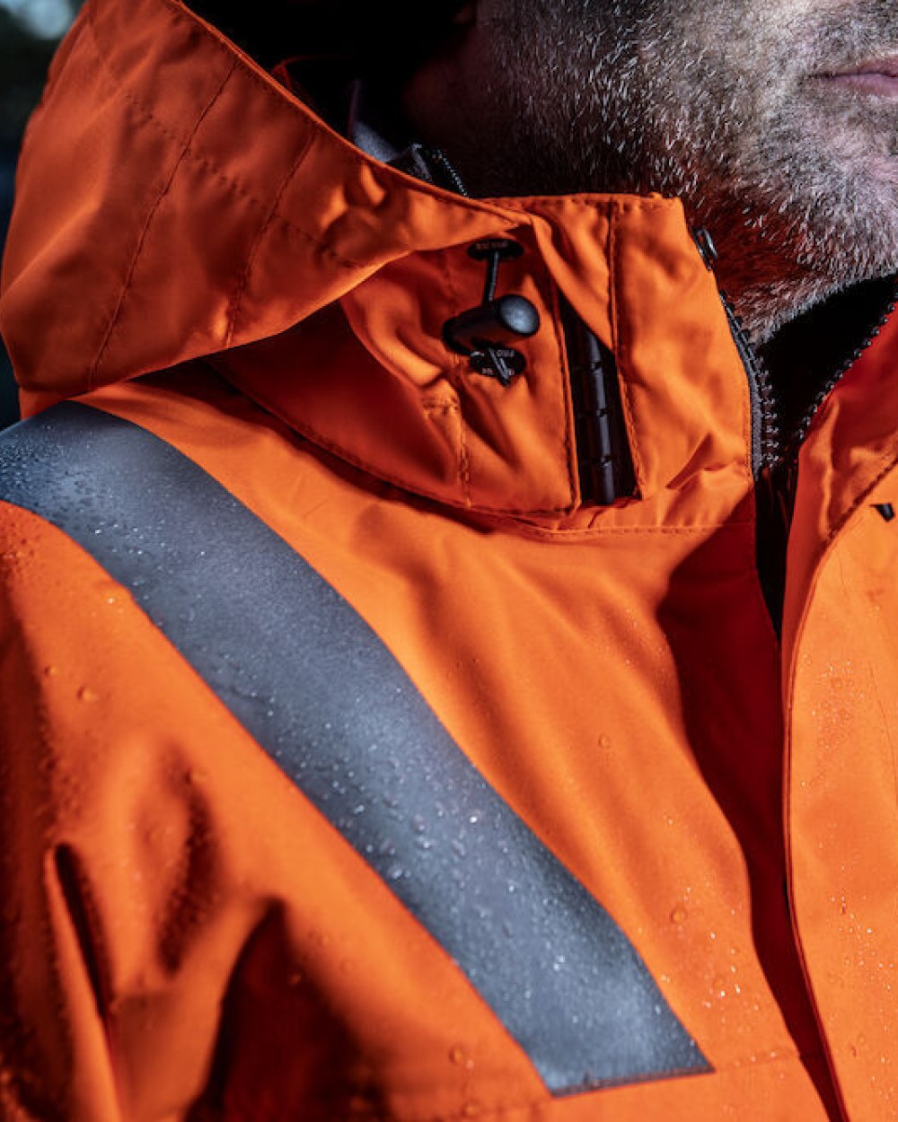 Vestes personnalisable PROJOB 6418 PARKA POLYURETHANE HV MATELASSEE - EN ISO 20471 CLASSE 3 - EN 343 3/1/X