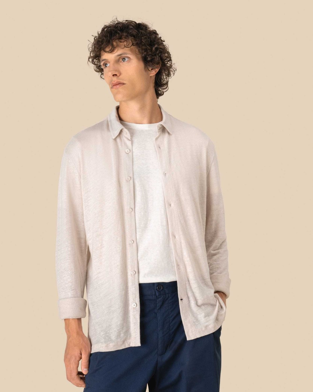 Chemises personnalisable SPASSO Chemise en lin homme