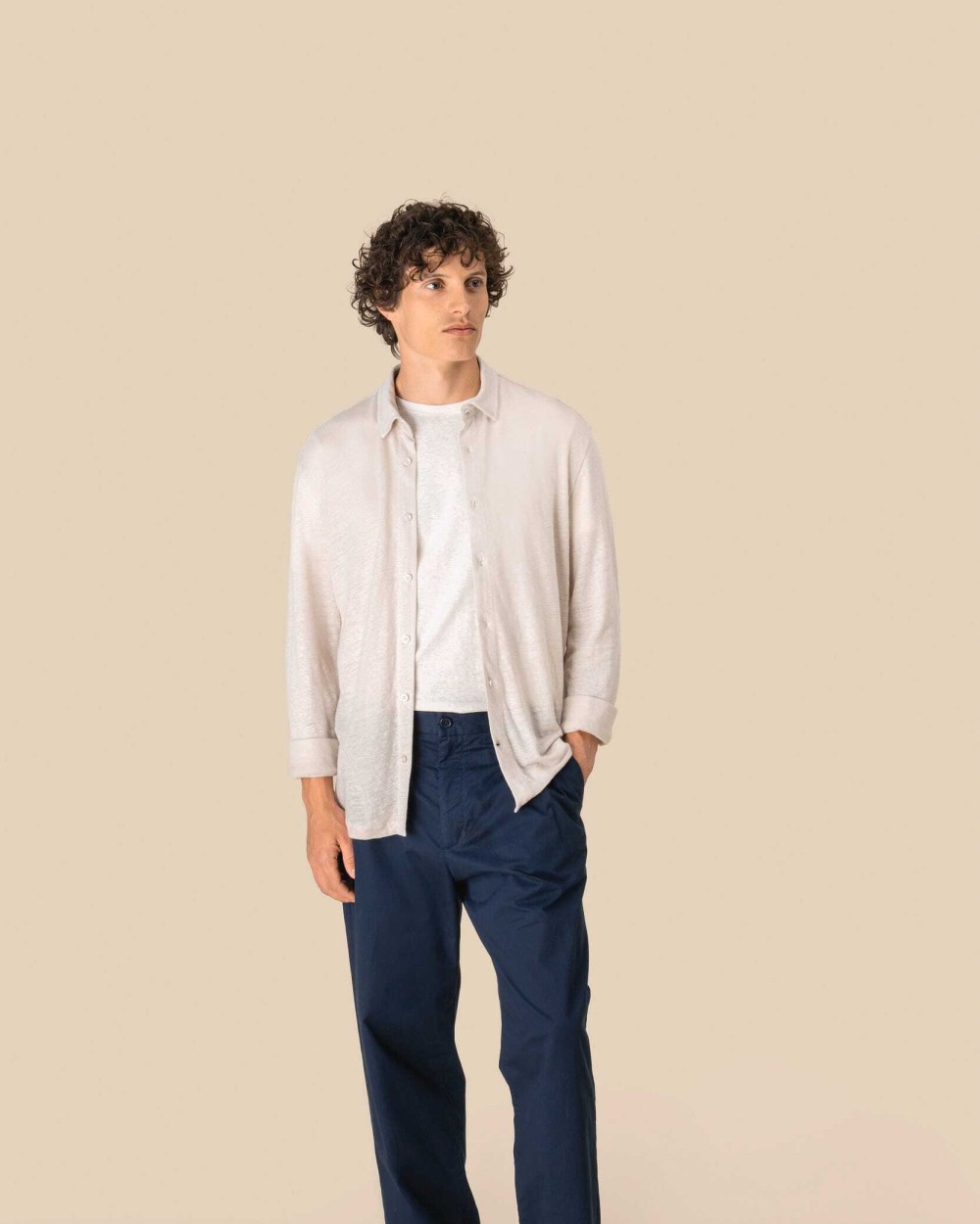 Chemises personnalisable SPASSO Chemise en lin homme