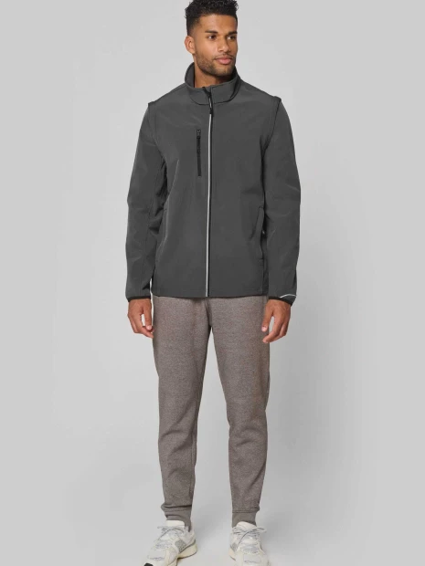 Softshells à personnaliser PROACT Veste softshell sport manches amovibles unisexe 