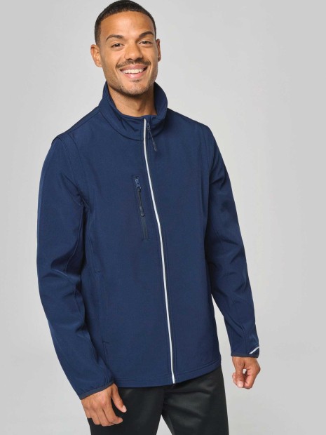 Softshells à personnaliser PROACT Veste softshell sport manches amovibles unisexe 
