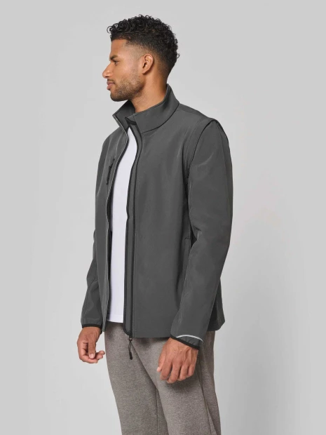 Softshells à personnaliser PROACT Veste softshell sport manches amovibles unisexe 