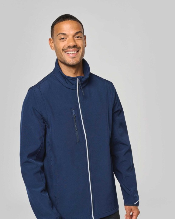 PROACT Softshelljacke mit abnehmbaren Ärmeln Softshells personalisierbar