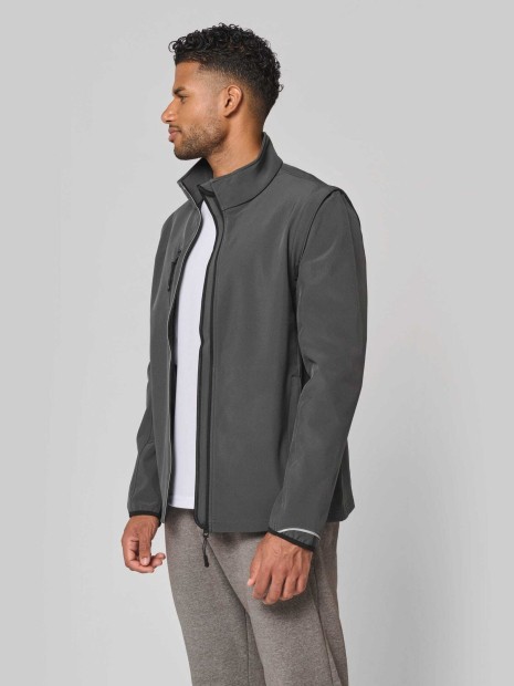 Softshells à personnaliser PROACT Veste softshell sport manches amovibles unisexe 