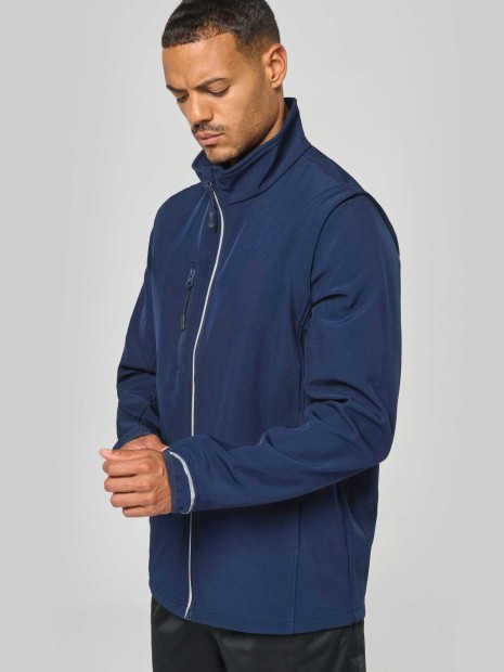 Softshells à personnaliser PROACT Veste softshell sport manches amovibles unisexe 