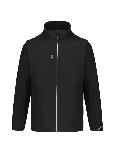 PROACT Veste softshell sport manches amovibles unisexe /api/colors/b9fdad4a-5e94-45cb-8c03-c08b349b28c3 personnalisable