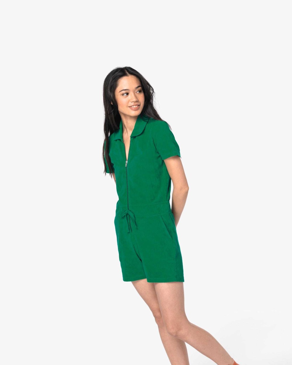 Jurken NATIVE SPIRIT Ecologisch badstof jumpsuit voor dames voor bedrukking &amp; borduring