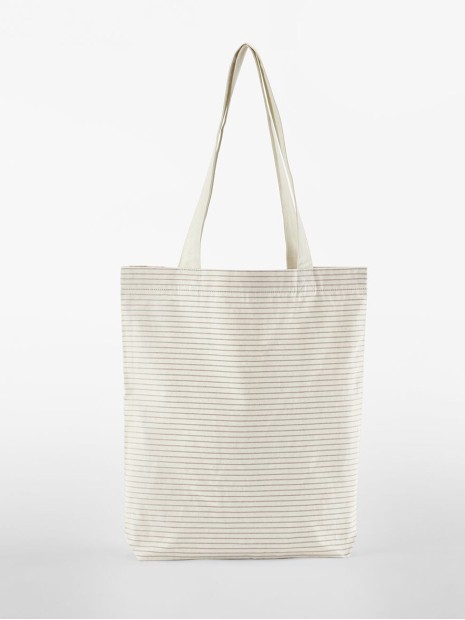 Tote bags à personnaliser WESTFORDMILL STRIPED ORGANIC COTTON TOTE 